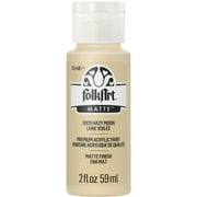FolkArt Acrylic Craft Paint, Matte Finish, Hazy Moon, 2 fl oz