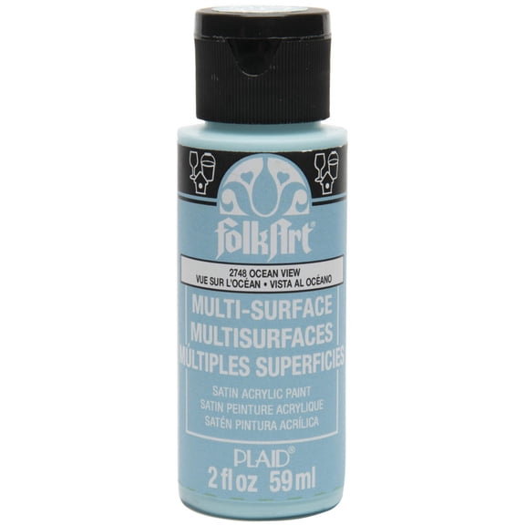 FolkArt Acrylic Paint 2oz-Ocean View Blue