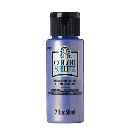 FolkArt Color Shift Acrylic Craft Paint, Gloss Finish, Blue Velvet, 2 fl oz