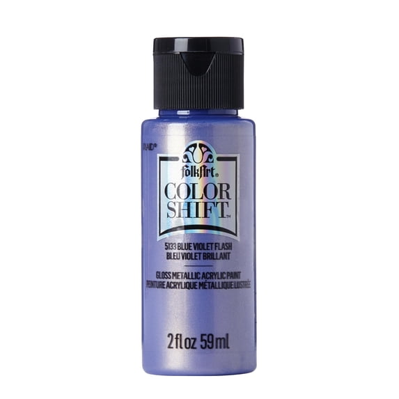 FolkArt Color Shift Acrylic Craft Paint, Gloss Finish, Blue Velvet, 2 fl oz