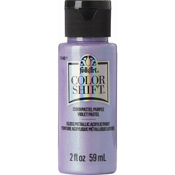 FolkArt Color Shift Acrylic Craft Paint, Gloss Finish, Pastel Purple, 2 fl oz