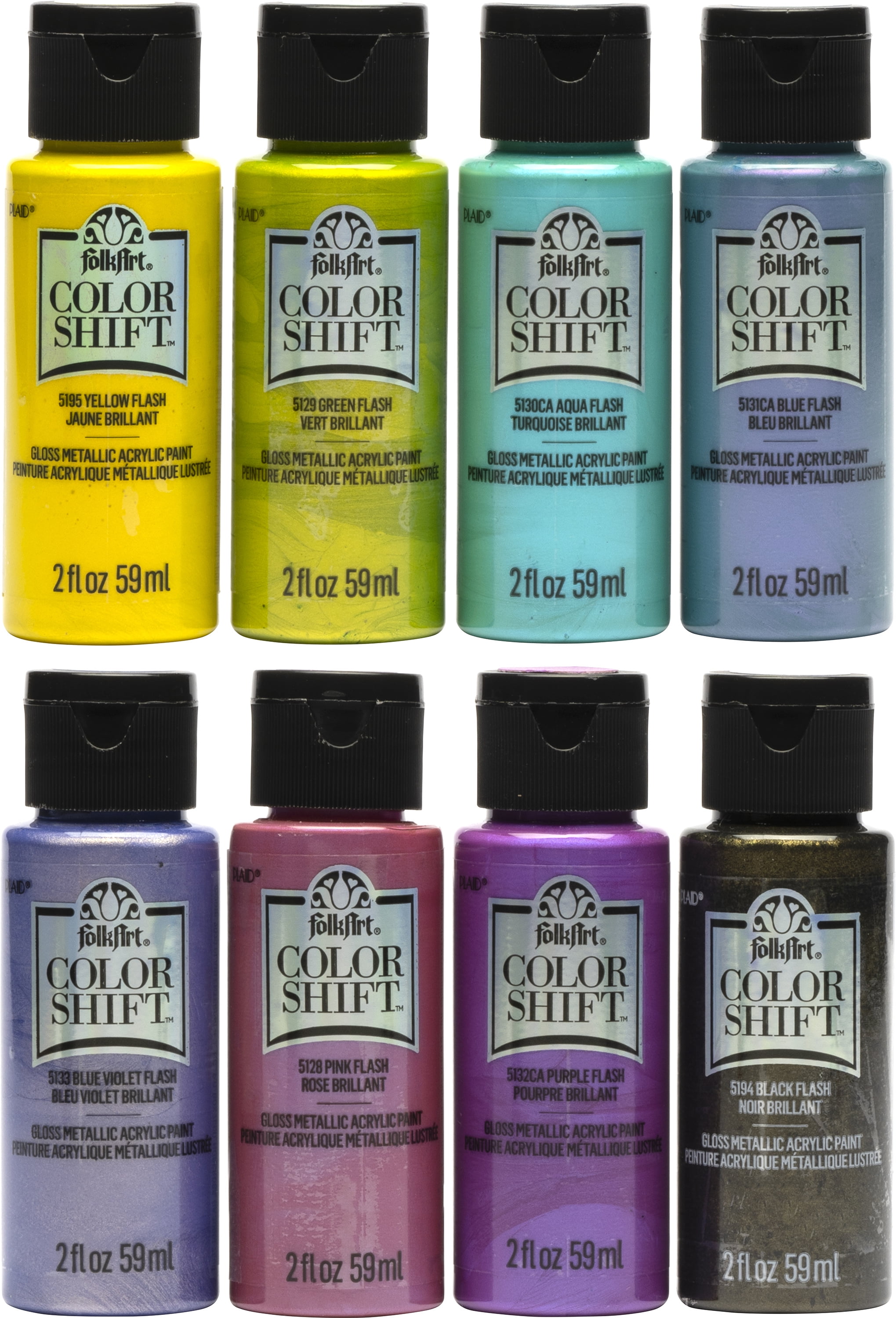FolkArt Color Shift Acrylic Paint in Assorted Colors (2 ounce), Black —  Grand River Art Supply
