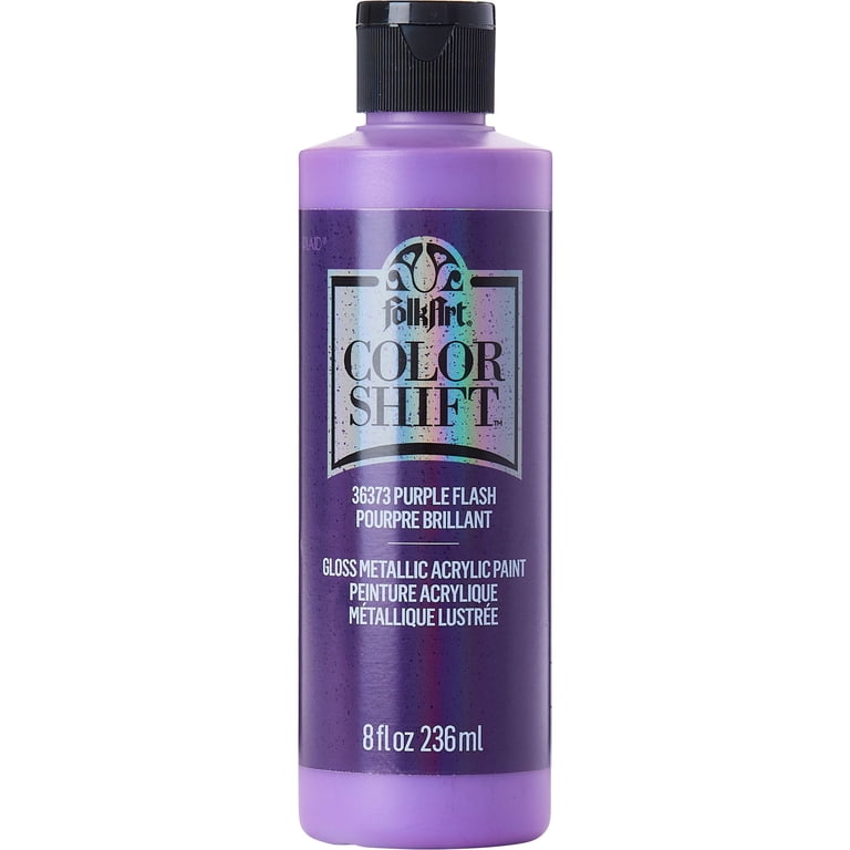 FolkArt Color Shift Gloss Metallic Acrylic Paint, Glossy, 8 fl. oz