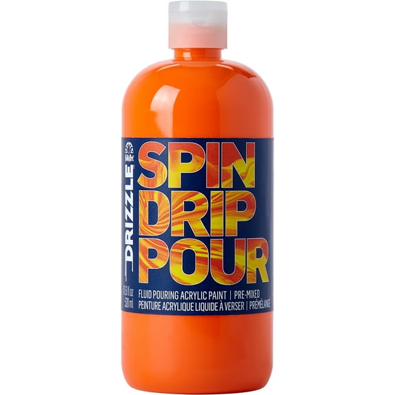 FolkArt Drizzle Pre-Mixed Fluid Pouring Acrylic Paint, Canyon, 17.6 fl oz