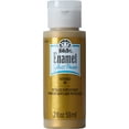 FolkArt Enamel Acrylic Craft Paint, Gloss Finish, Gold, 2 fl oz