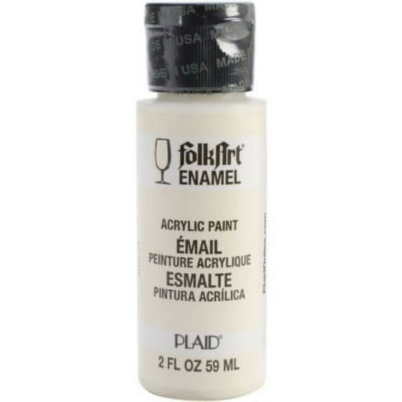 FolkArt Enamel Paint 2oz-Warm White