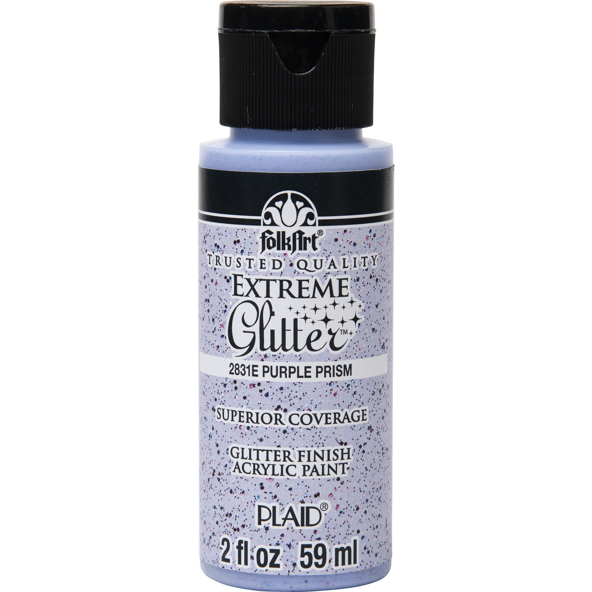 FolkArt 326e Extreme Glitter Acrylic Paint Silver 8oz for sale online