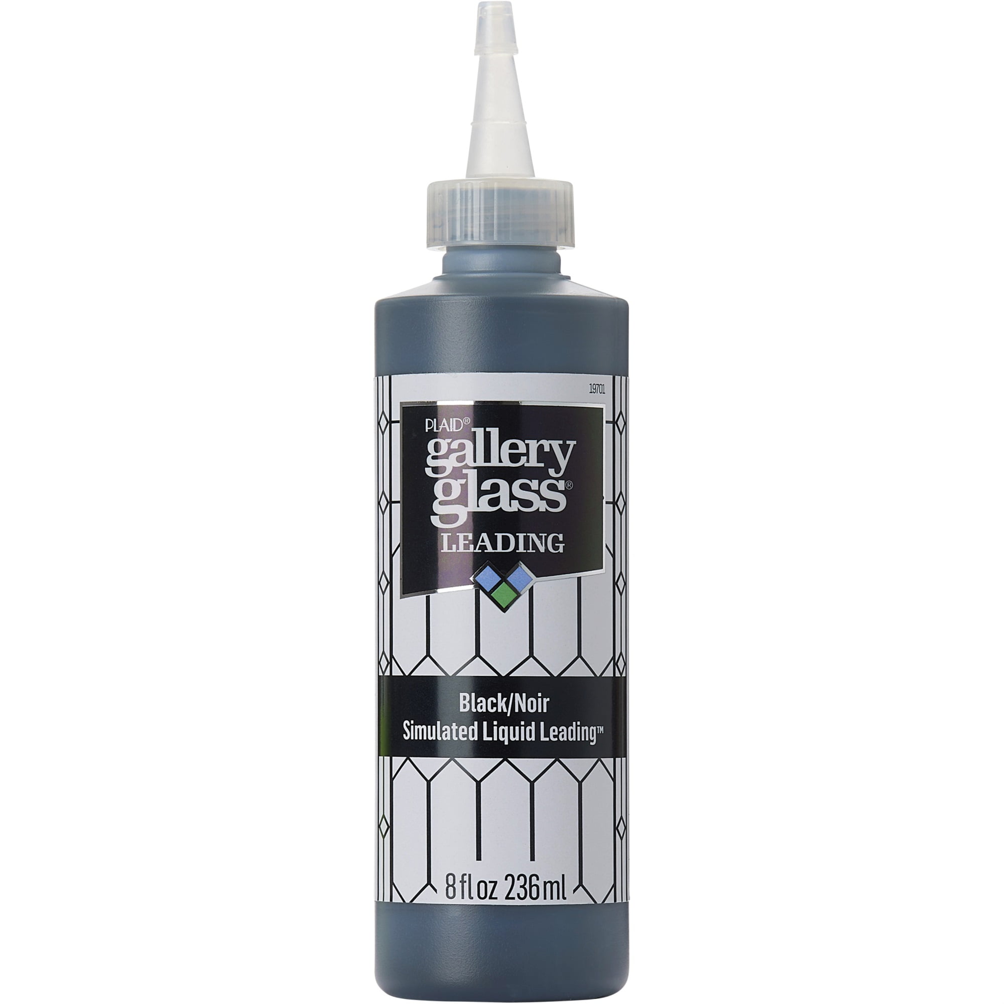 FolkArt Gallery Glass Liquid Lead 8oz-Black - Walmart.com