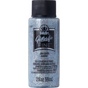 FolkArt Glitterific Fine Acrylic Craft Paint, Silver, 2 fl oz