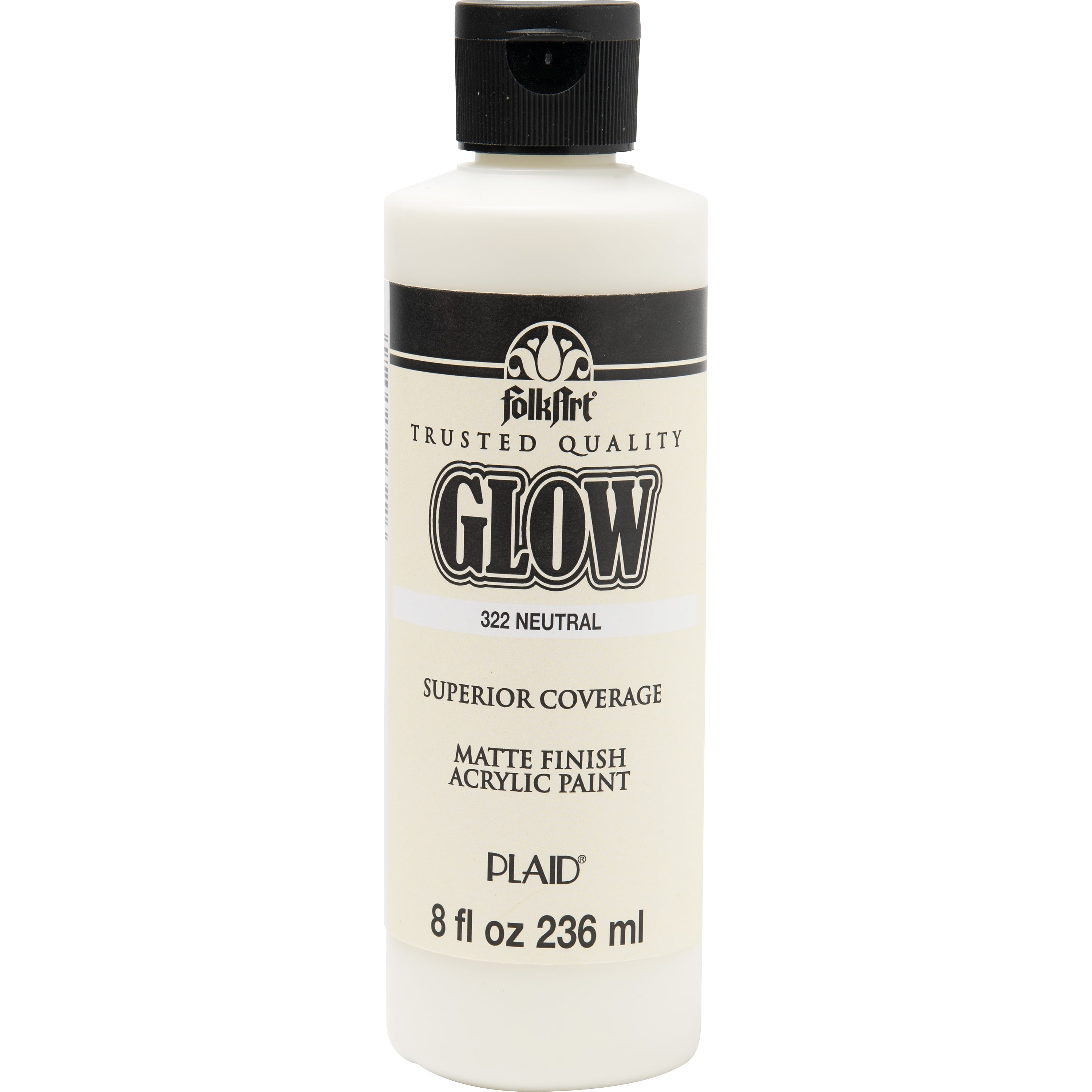 Glow in The Dark Paint Premium Artists Acrylic 1 Ounce Neutral Green