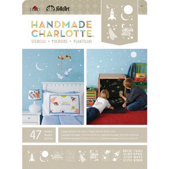 FolkArt Handmade Charlotte Paper Stencils, 4364 Celestial