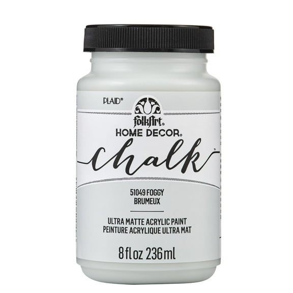 FolkArt Home Décor Chalk Acrylic Craft Paint, Foggy, Ultra Matte Finish, 8 fl oz