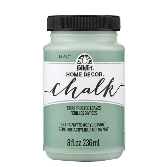 FolkArt Home Décor Chalk Acrylic Craft Paint, Frosted Leaves, Ultra Matte Finish, 8 fl oz