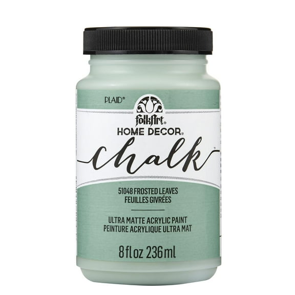 FolkArt Home Décor Chalk Acrylic Craft Paint, Frosted Leaves, Ultra Matte Finish, 8 fl oz