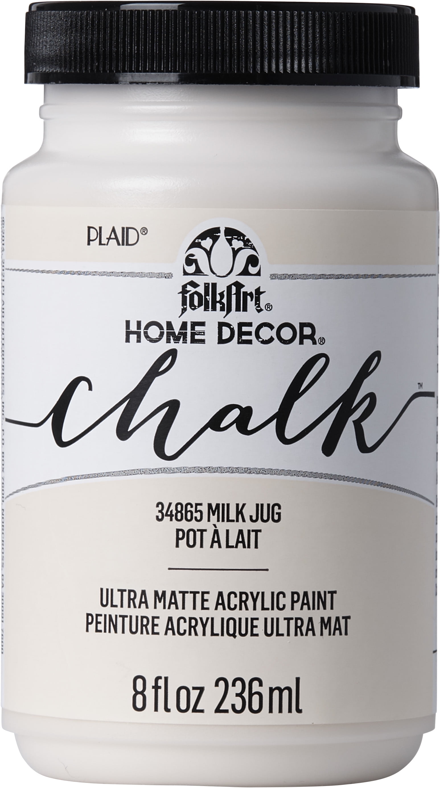 FolkArt Home Décor Chalk Acrylic Craft Paint, Milk Jug, Ultra Matte