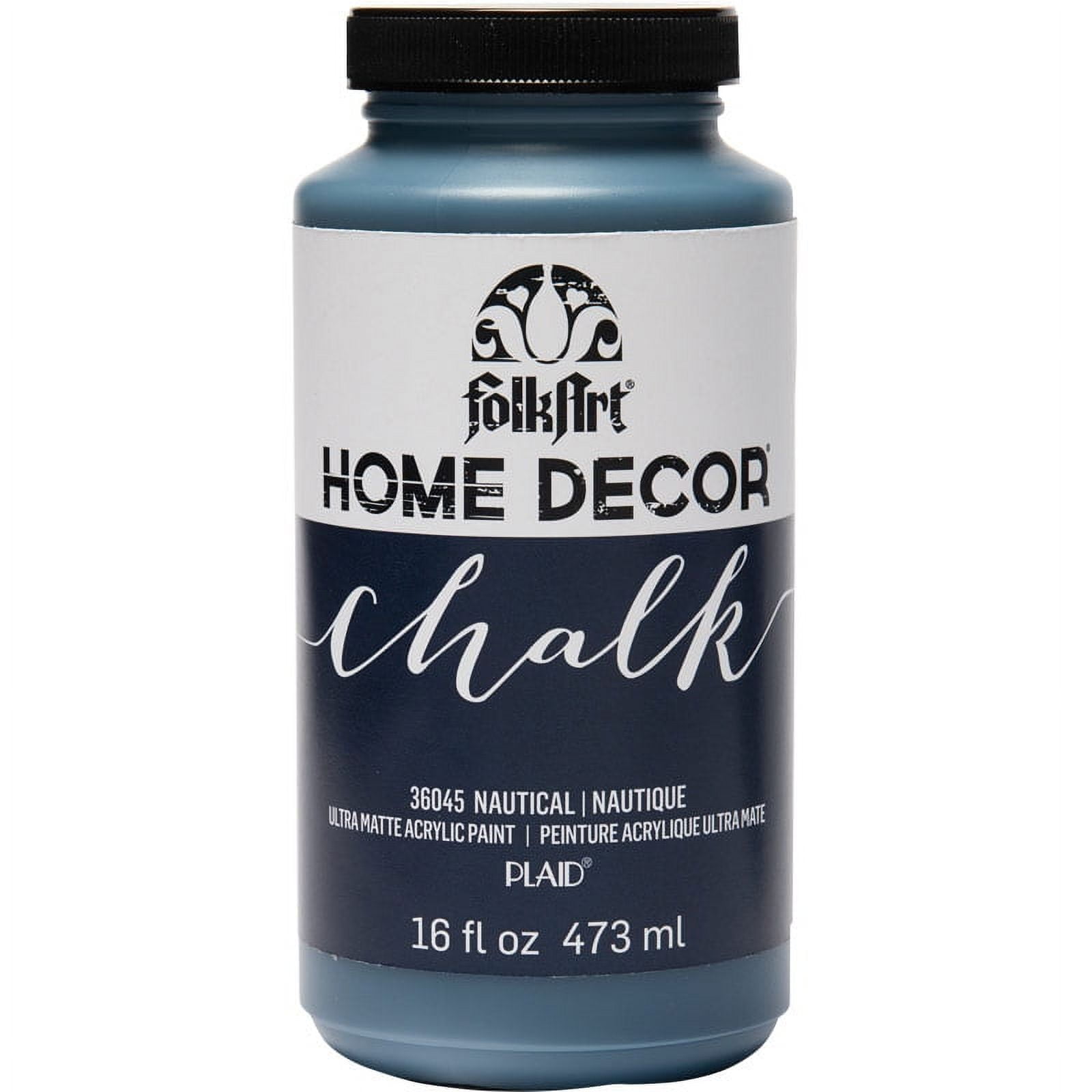 CrafTreat Midnight Black - Chalk Paint for Wood Furniture, Wall, Home  Decor, Glass, DIY Craft - Matte Acrylic Chalk Paint Black Paint - 60ml Each