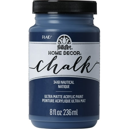 FolkArt Home Décor Chalk Acrylic Craft Paint, Nautical, Ultra Matte Finish, 8 fl oz