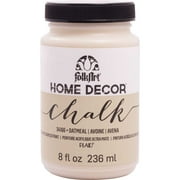 FolkArt Home Décor Chalk Acrylic Craft Paint, Oatmeal, Ultra Matte Finish, 8 fl oz