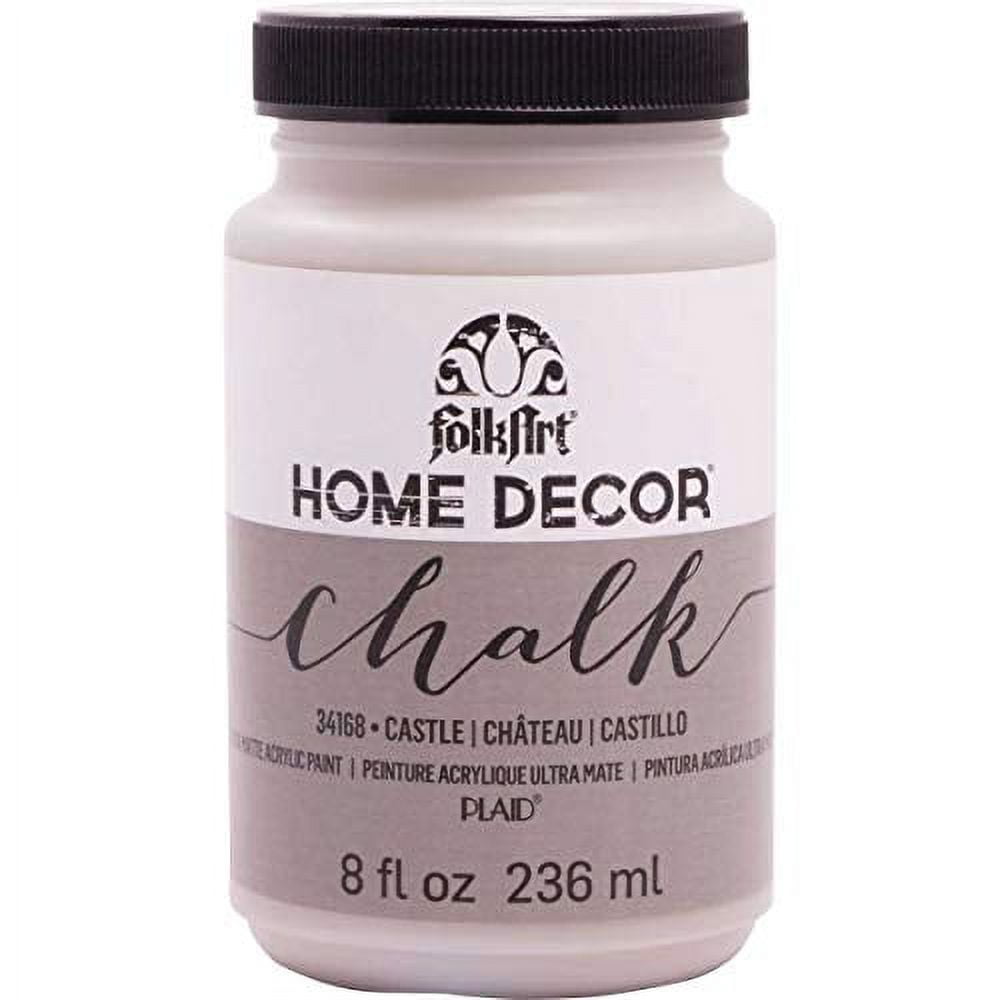  FolkArt Home Decor Chalk Furniture & Craft Acrylic Paint in  Assorted Colors, 32 ounce, Cottage White,25643 : Everything Else
