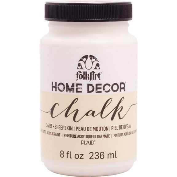 FolkArt Home Decor Chalk Paint, Sheepskin, 8 fl oz