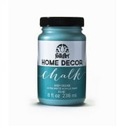 FolkArt Home Decor Ultra Matte Finish Chalk Acrylic Paint Colors by Plaid - Cascade, 8 oz.