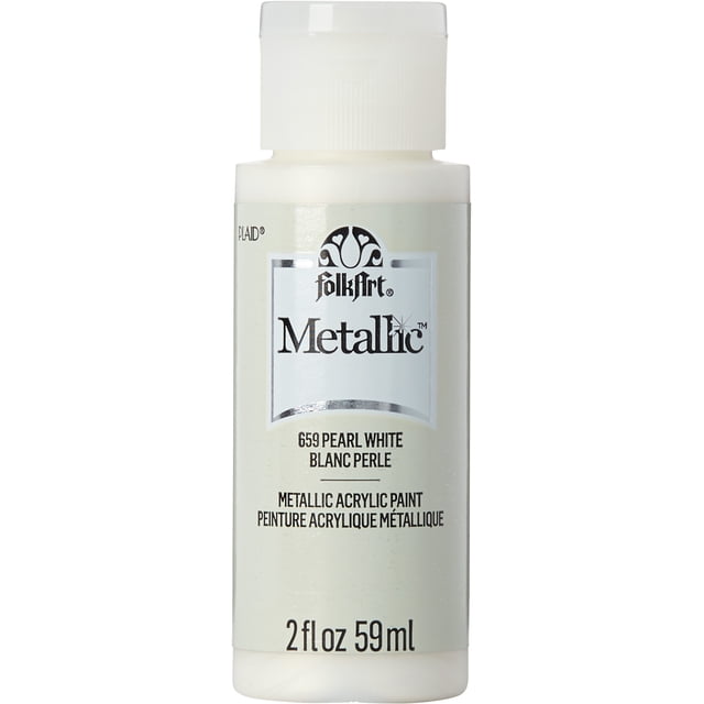 FolkArt Multi-Surface Acrylic Craft Paint, 8 oz, Pearl