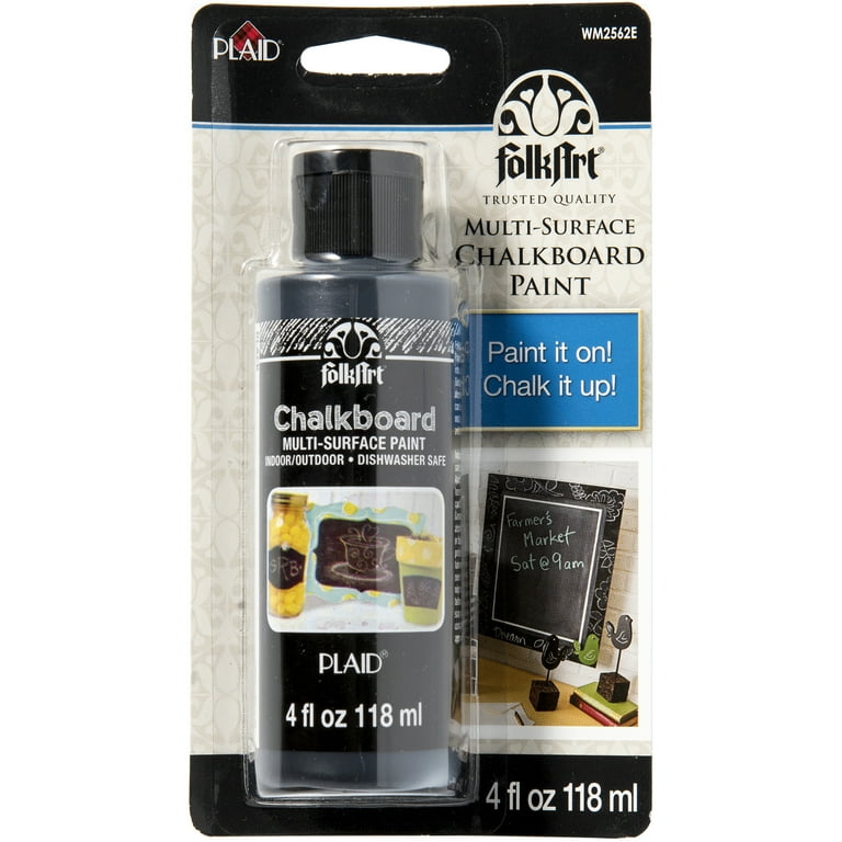 Viva Decor chalk board paint (black, 25,36 fl oz) - chalkboard  paint for wall - one coat blackboard paint - water-based and non-toxic -  made in germany : Arts, Crafts & Sewing
