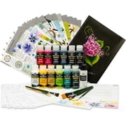 FolkArt One Stroke Acrylic Craft Paint Kit, Home Town, 38 Piece