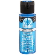 FolkArt 2 oz Metallic Blue Sapphire Outdoor Acrylic Paint