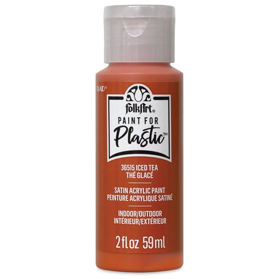 FolkArt Paint for Plastic - Iced Tea, 2 oz