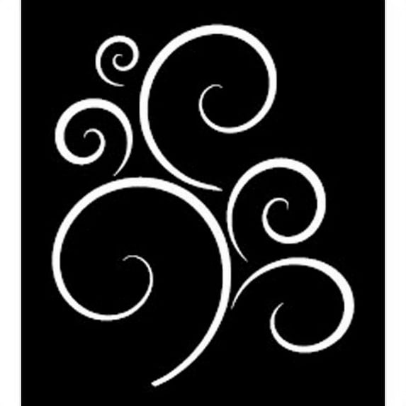 FolkArt Painting Stencils. Large, Simply Scroll