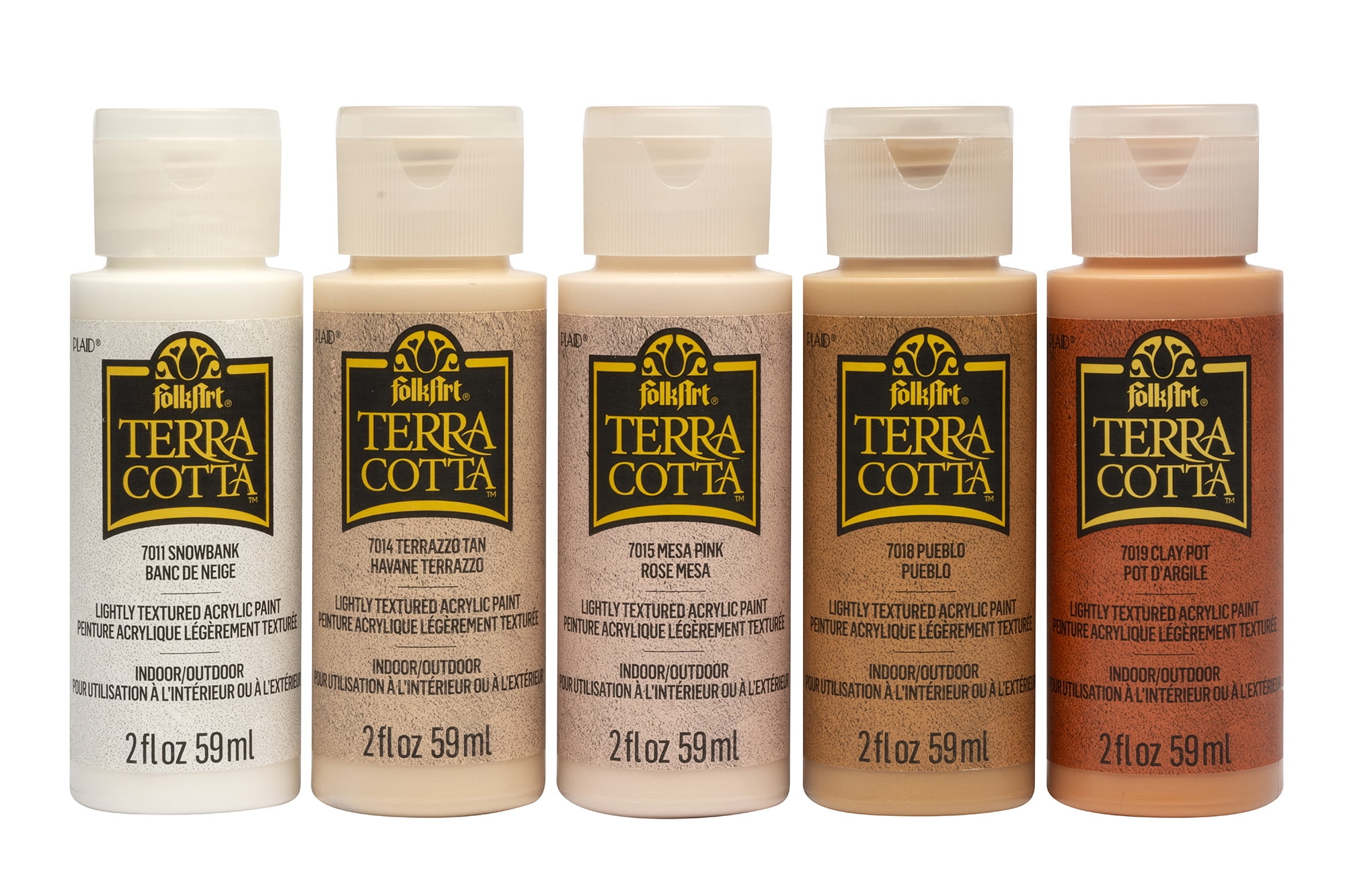 FolkArt Terra Cotta Acrylic Paint Set - Essential, 5 PCS. - 44506