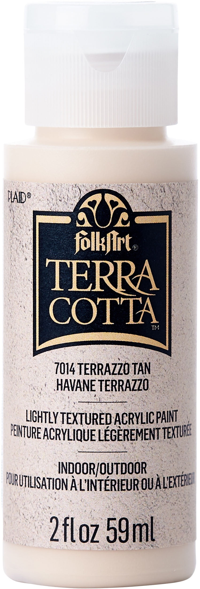 FolkArt Terra Cotta Acrylic Paint 2oz-Terrazzo Tan - Walmart.com