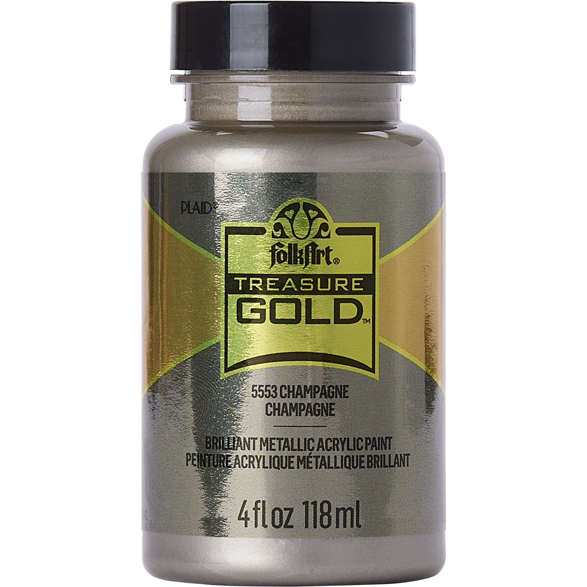 ◎美品◎  Majestic ゴールデンミンクコート ゴールドタグ FolkArt Craft Shiny Treasure Gold Metallic Paint - Walmart.com