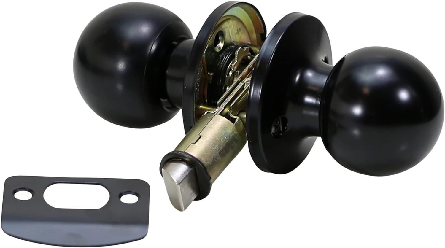 Folkamp Style 2 Machte Black Passage RV Lockset Trailer & Mobile Home