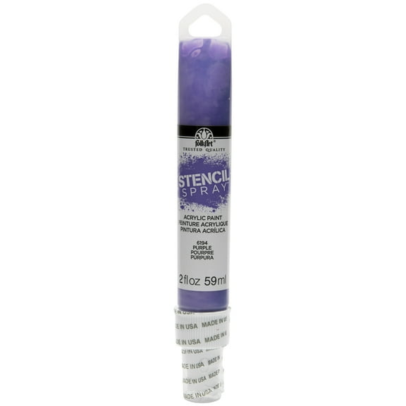 Folkart Stencil Spray 2Oz-Purple