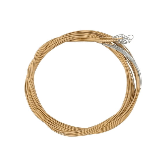 Folkcraft Bronze Wound Strings, Loop Ends, Pack Of Twelve, .032