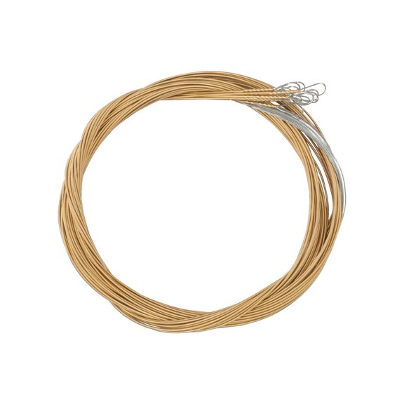 Folkcraft Bronze Wound Strings, Loop Ends, Pack Of Twelve, .036