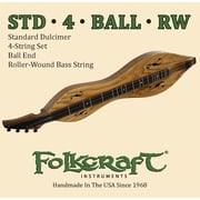 Folkcraft&reg; Mountain Dulcimer String Set, Ball Ends .011" .011" .013" .024"RW