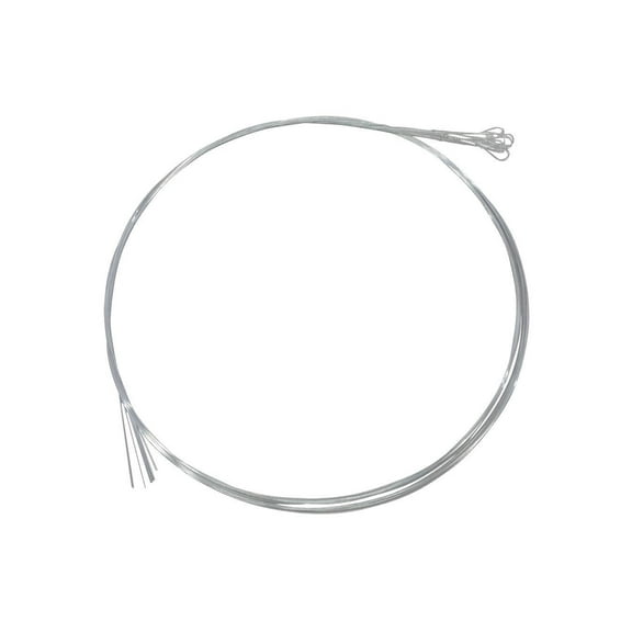 Folkcraft Plain Steel Strings, Loop Ends, Pack Of Twelve, .010