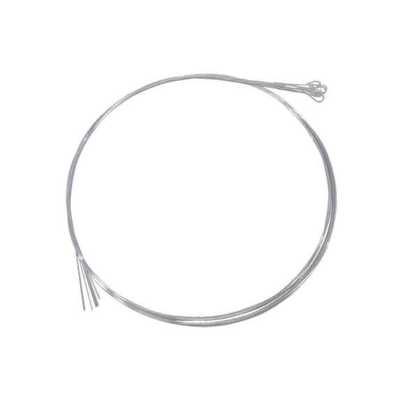 Folkcraft Plain Steel Strings, Loop Ends, Pack Of Twelve, .011
