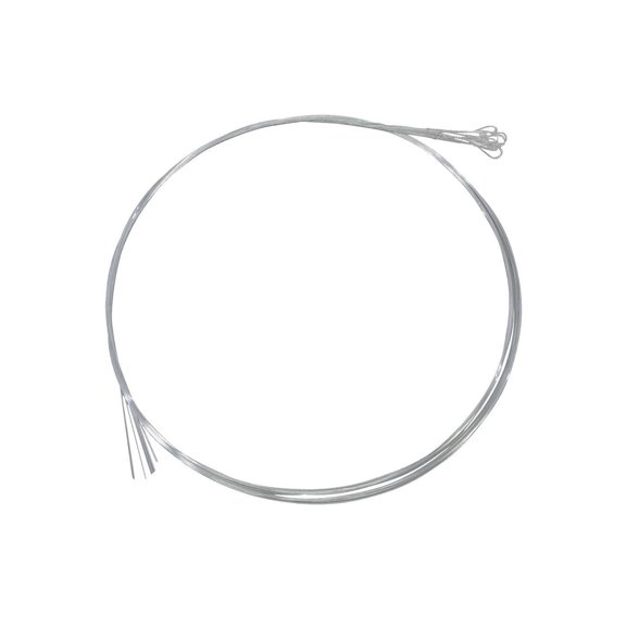Folkcraft Plain Steel Strings, Loop Ends, Pack Of Twelve, .015