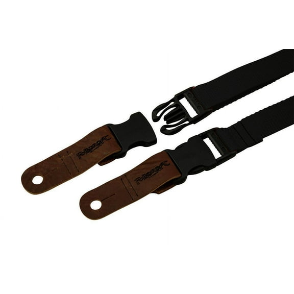 Folkcraft Quick-Release 1" Wide Dulcimer/Ukulele Strap, Black