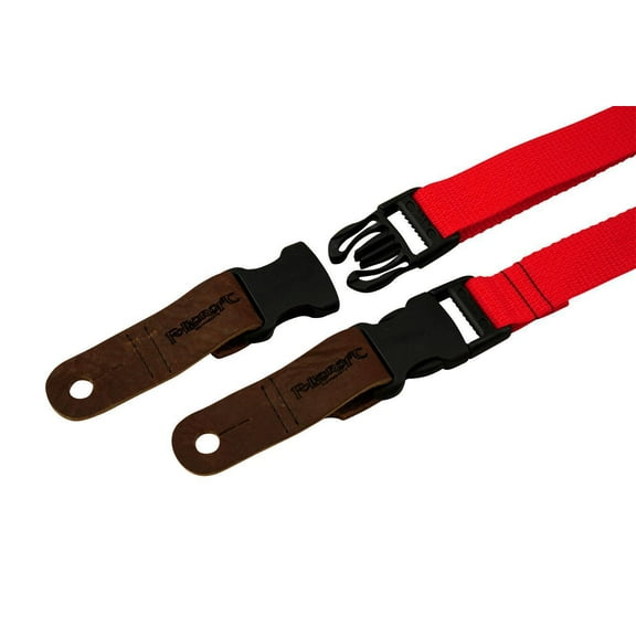 Folkcraft Quick-Release 1" Wide Dulcimer/Ukulele Strap, Red