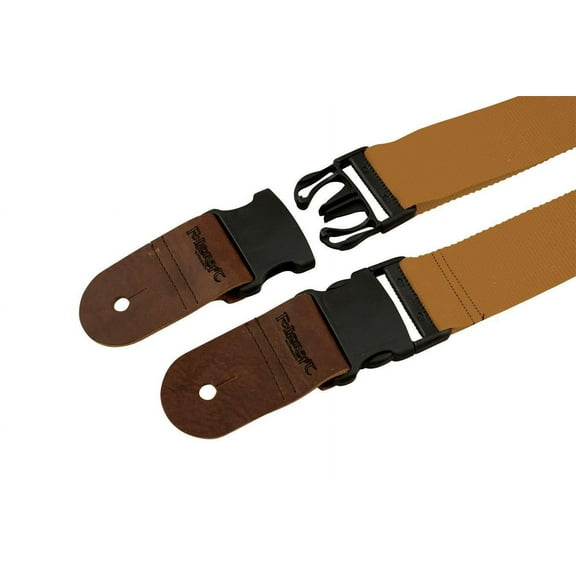 Folkcraft Quick-Release 2" Wide Dulcimer/Ukulele Strap, Tan