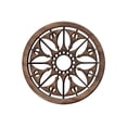 thumbnail image 1 of Folkcraft&reg; Rosette, Flowering Sun, Walnut, 1 1/2" Diameter, 1 of 2