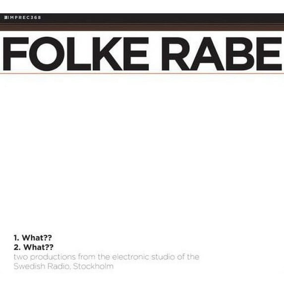 Folke Rabe - What?? - Music & Performance - CD