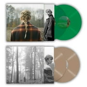 Folklore Beige LP Vinyl & Evermore Green Transparent LP Vinyl - Bundle
