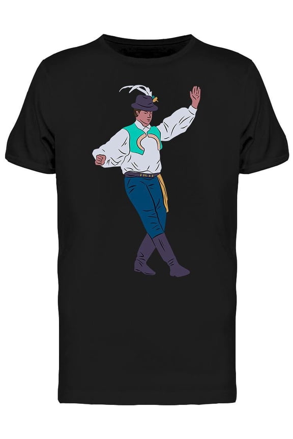 Folklore Dancer T-Shirt Men -Image by Shutterstock, Male x-Large