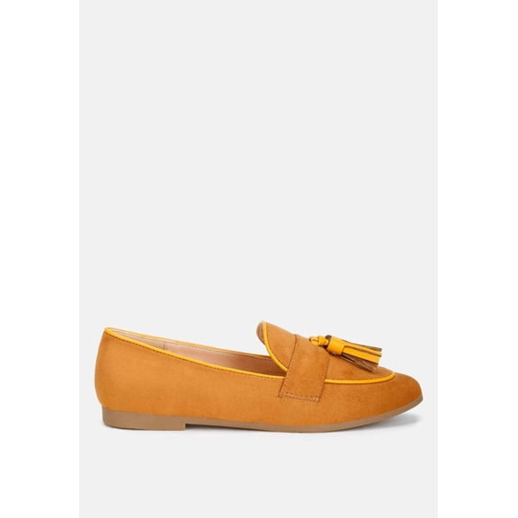 Folklore Micro Suede Tassel Loafers